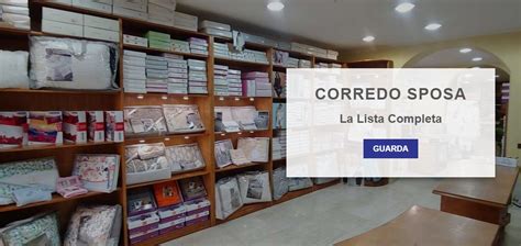 Corredo Sposa: la lista completa .